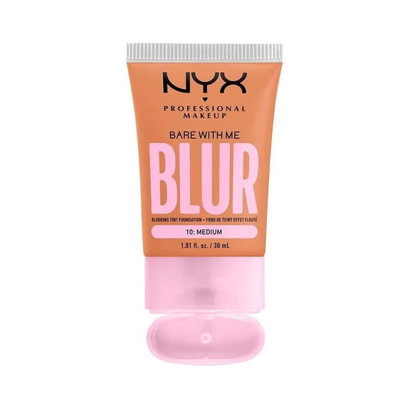 Base de maquillaje Nyx Professional Makeup Bare With Me Blur golden light 30 ml