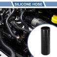 thumbnail image 2 of Unique Bargains 1 Pcs 76mm 2.99" ID 300mm 11.81" Length 0 Degree Black Car Silicone Hose Coolant Hose Universal, 2 of 7