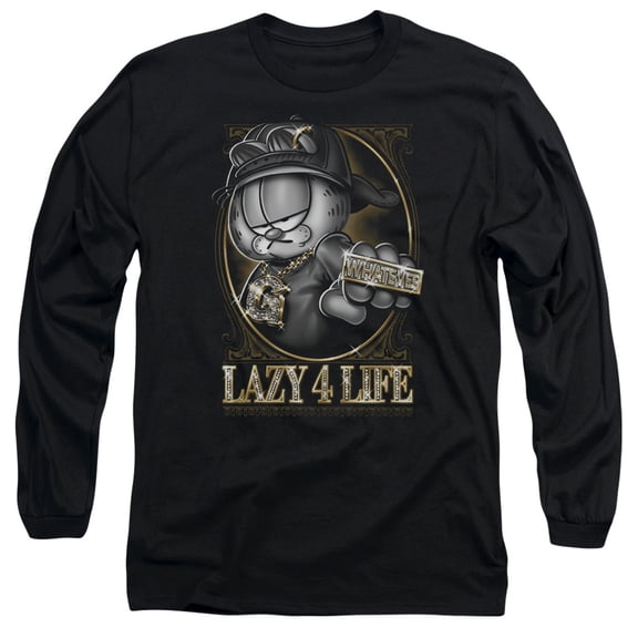 Garfield - Lazy 4 Life - Long Sleeve Shirt - X-Large