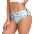 thumbnail image 2 of Fotbe Cartoon Cat Calzones Estampados para Mujer – Ropa Interior de Algodón, Cómoda, Suave y Elástica-Large, 2 of 6