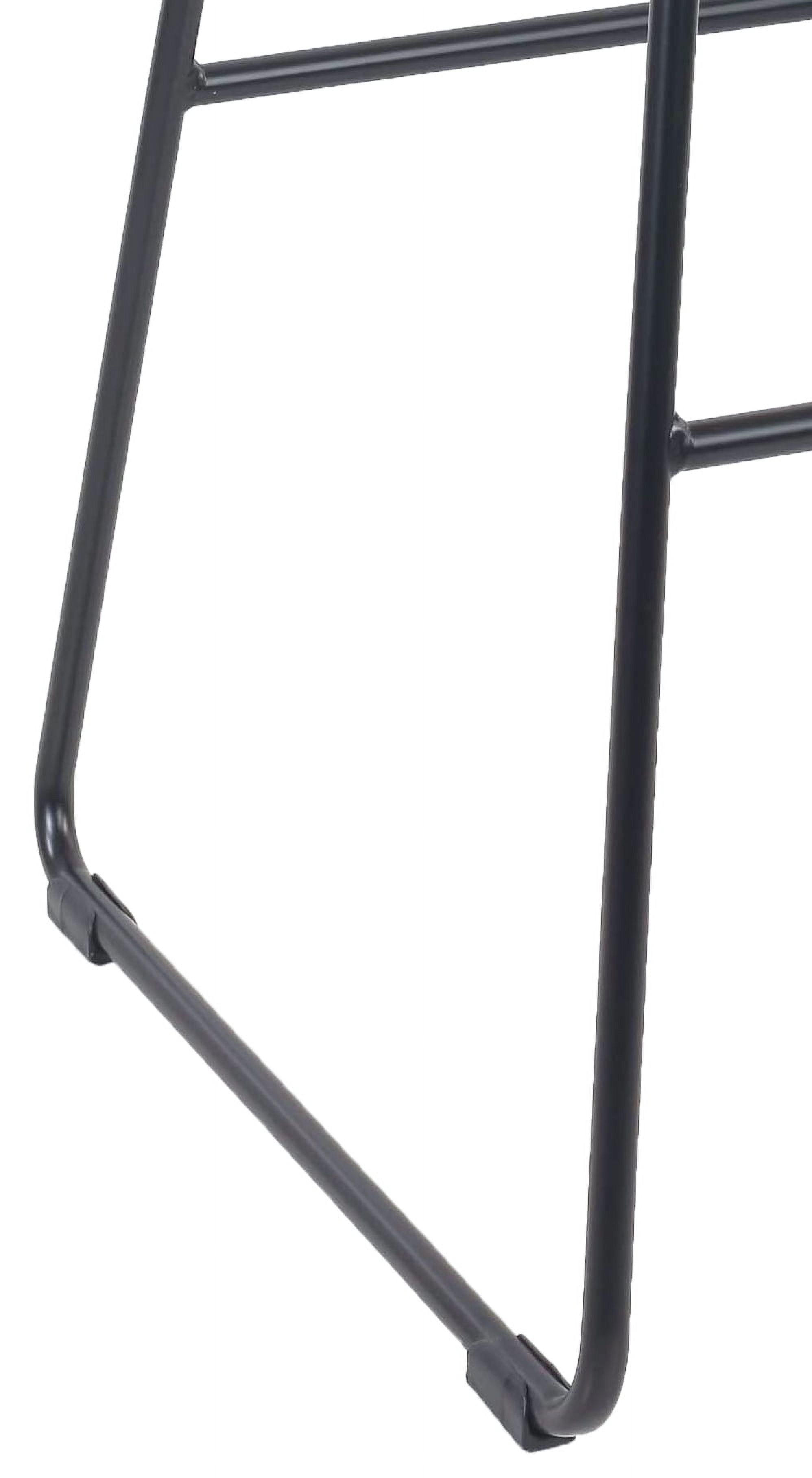Mainstays 28 In Backless Bar Stool, Natural Rubberwood photo 4