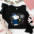 thumbnail image 4 of Snoopy Winter Puffer Jacket Sweatshirt, Comfort Colors Snoopy Shirt, Snoopy Winter Sweatshirt, Charlie Brown Christmas Sweatshirt, 4 of 5