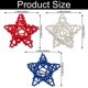 thumbnail image 2 of Paquete de 15 bolas de ratán en forma de estrella del 4 de julio, bolas de mimbre de estrellas rojas, azules y blancas de 2,36 pulgadas para el día de la independencia del 4 de julio Sincero Hogar, 2 of 7