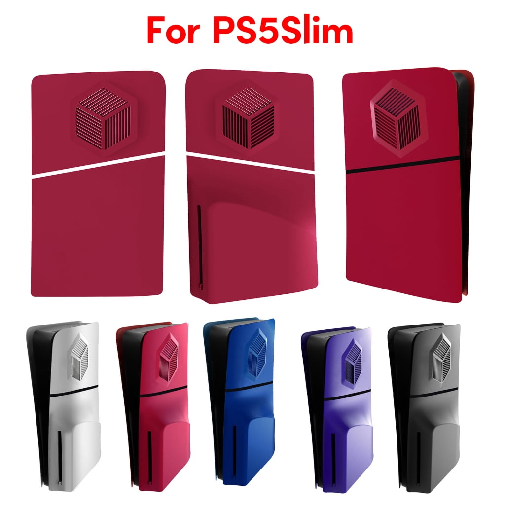 lanema Faceplate Cover with Vent Faceplates Replacement for PS 5 Slim Gaming Accessory