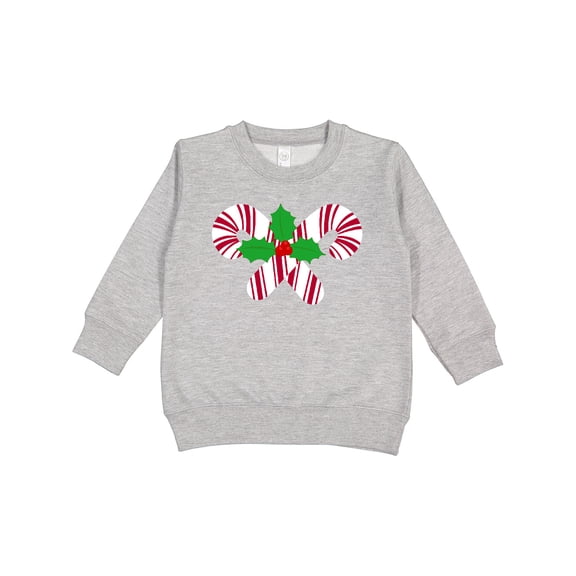 Inktastic Candy Canes and Holly Christmas Toddler Sweatshirt