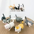 thumbnail image 4 of Figuras de gatos en miniatura Sunnimix 10 piezas decoración Interior coche, 4 of 7