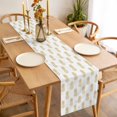 thumbnail image 3 of Yellow Pineapple Table Runner - 108 Inch Long, Kitchen Dining Table Runner Dresser Scarves, Vintage Summer Tropical Fruit Farmhouse Decor for Coffee Tables Wedding Party Banquet, 3 of 8