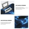 thumbnail image 5 of Gaeub Blue Lightning Elastic Luggage Cover with Concealed Zipper Dust-Proof Luggage Cover Protector - 18-32 inch - Large, 5 of 9