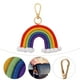 thumbnail image 2 of Llavero Colgante Llavero Colgante Adorno Estilo Arco Iris Llavero Bolsa Colgante, 2 of 7