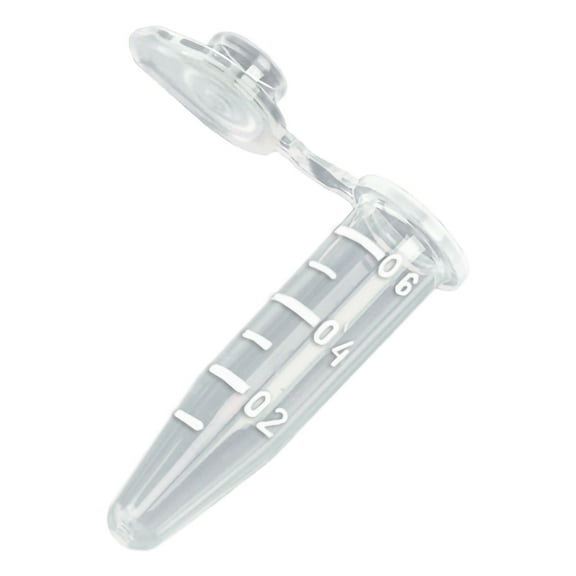 McKesson Microcentrifuge Tubes, Plastic - Conical Bottom - Clear, 0.5 mL, 500 Ct