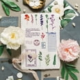 thumbnail image 2 of 1sheet Plant Clear Stamp Record Forms Transparent Silicone Stamp Art Words Rubber Stamp, 2 of 8