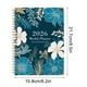 thumbnail image 2 of Agenda A5 En Inglés para 2026 con Hojas Separables | Calendario Mensual y Citas Inspiradoras | Diseño Floral Azul Marino | Encuadernación En Espiral | Incluye 1 Agenda, 2 of 5