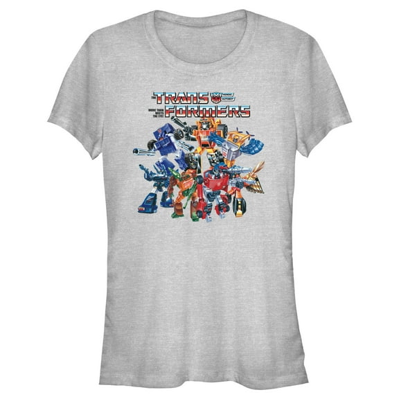 Junior's Transformers Autobots Heroic Collage  Graphic T-Shirt