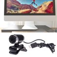 thumbnail image 2 of Nouvelle Caméra Webcam Usb Hd à Distance Focale Réglable Manuellement Améliorée avec Micro pour Ordinateur Pc Portable Bureau 640*480 Noir, 2 of 6