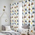 thumbnail image 5 of Blackout Kids Curtains,Cartoon Tractors Stars White Pattern Childrens Insulated Curtains Set Of 2,Bedroom Essentials,Toddler Room Decor 52"x84", 5 of 5