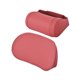 thumbnail image 1 of Almohada de apoyo para la espalda y el cuello para el coche, suave, transpirable, de piel sintética, para el cuello, la espalda y el coche. rojo, 1 of 8