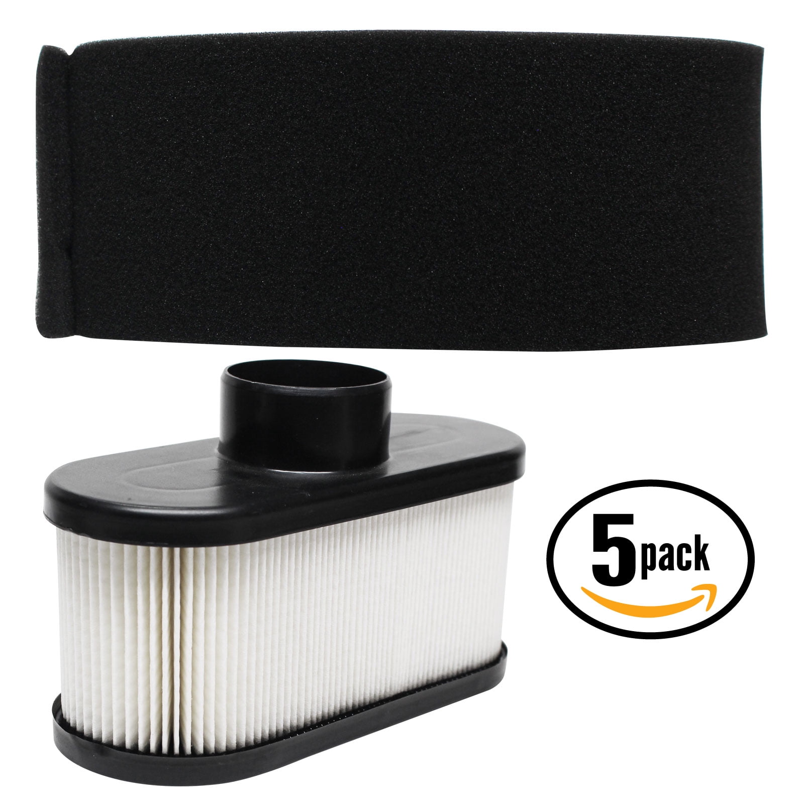 5Pack Compatible Kawasaki FR730VBS15 4 Stroke Engine Air Filter & Pre