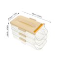 thumbnail image 3 of Refrigerator Egg Rolling Organizer Multi-layer Egg Container Transparent Egg Dispenser, 3 of 3