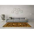 thumbnail image 3 of Ahgly Company Machine Washable Indoor Rectangle Persian Yellow Traditional Area Rugs, 3' x 5', 3 of 4