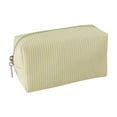 thumbnail image 2 of Striped Grooming Cosmetic Bag, Fashion Daily Matching Makeup Pouch, Girls Handbags Purses，Travel Toiletry Stripe Cosmetic Bag, Large Capacity Beauty Accessory with Stylish Design, 2 of 6