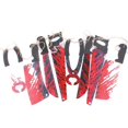 thumbnail image 3 of 3pcs/set Halloween Simulation Bloody Stained Tools Body Parts Garland Banner Halloween Prop Haunted House Decor, 3 of 4