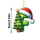 thumbnail image 4 of Rapeiae 2D Acrylic Christmas Tree 26 Letter Pendant Decorative Gift Family Christmas Party Pendants, 4 of 5