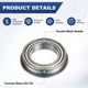 thumbnail image 2 of Uxcell Paquete de 4 F6804ZZ Rodamiento de Bola con Brida, 4/5" x 1-1/4" x 2/7" Sellado de Metal, 2 of 6