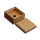 thumbnail image 1 of Kearding Bamboo Soap Box Sturdy Convenient Container Soap Bathtub Waterproof Durable Accessories Dish Storage Rack Shower Dish for Hotel Type2 NO2 Kearding HA017577-00, 1 of 6