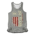 thumbnail image 4 of HCYSFG Women's 4th of July Tank Top US Independence Day 250th Anniversary Graphic Racerback Camisole Casual Vest, 4 of 4