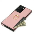 thumbnail image 5 of Nalacover for Samsung Galaxy Note 20 Ultra Wallet with Card Holder Slot, 360°Rotation Ring Holder Kickstand Cover for Men Women Protective Premium PU Leather Shockproof Cover, Pink, 5 of 6