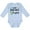 AE-Light Blue, variant on Inktastic Just Down Right Perfect Down Syndrome Awareness Ribbon Boys or Girls Long Sleeve Baby Bodysuit
