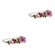 thumbnail image 3 of Minnieouse Broche de flor de cristal, alfiler de pecho, joyería de cumpleaños, regalo de novia, rojo Rojo 2piezas Minnieouse CBP268788, 3 of 6