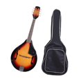 thumbnail image 2 of CNKOO Mandoline Instrument 8 Cordes Mandoline Acoustique pour Concert Scène Performance, 2 of 9