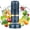 Blue Ocean, variant on Fruit and Vegetable Purifier Washing Machine Capsule Shape Cleaner Disinfection Machine OH-ion Purification Technology for Cleaning Fruits and Vegetables Rice Meat