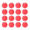thumbnail image 1 of Étiquettes d'Identité pour Animaux Rouges en Alliage d'Aluminium Durable pour Sculpture DIY Forme Ronde à la Mode et Pratique 25 Pcs, 1 of 8