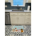 thumbnail image 3 of Carolines Treasures BB2370RUG Merry Christmas Carolers Border Terrier Machine Washable Memory Foam Mat, 3 of 4