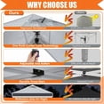 thumbnail image 2 of SANOPY 10' x 10' Pop Up Canopy Tent, 1-Push Center Lock, Air Vent, 6 Removable Sidewalls, Easy Up Instant Shelter for Outdoor Events, Parties, Weddings，White, 2 of 8