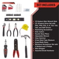 thumbnail image 4 of Juego de herramientas Stalwart de 130 piezas con martillo, llaves y destornillador, 4 of 6