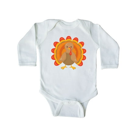 

Inktastic Thanksgiving Turkey Gift Baby Boy or Baby Girl Long Sleeve Bodysuit