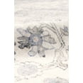 thumbnail image 6 of Pasargad Home Amadeus 6' x 6' Power-Loomed Ivory/Grey Rug, For Indoor Space and all Age of Group, 6 of 7