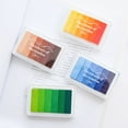 thumbnail image 4 of 1PC Craft Ink Pad Stamps Partner Rainbow Set of DIY Multicolor Craft Stamp Pad 6-color Gradient Rainbow Ink Pad Printed Ink(Random Color), 4 of 8