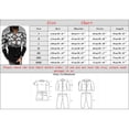 thumbnail image 5 of Playeras Camisa de manga larga con solapa y hebilla de bolsillo con impresión digital 3D para hombre (Yellow, L), 5 of 5