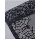 thumbnail image 2 of Cortinas de Puerta de Encaje Negro - Telaraña, Cortinas de Ventana semitransparentes de 100 cm x 200 cm para decoración del hogar, Sala de Estar, Dormitorio, Cortinas Bordadas JM, 2 of 5