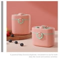 WSTEER Portable Infant Milk Powder Storage Box Formula Dispenser Box