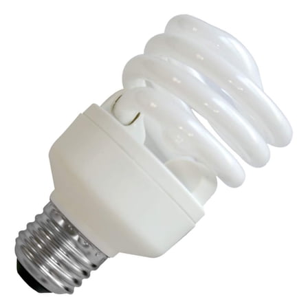 Litetronics 68680 - 20W T2 MED 120V 4100K 10,000H Twist Medium Screw Base Compact Fluorescent Light Bulb