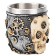 thumbnail image 2 of Cuenco de afeitar para hombres, brocha de afeitar de acero inoxidable, taza de jabón de afeitar para barbería y hogar., 2 of 14