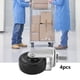 thumbnail image 3 of 4 Piezas De Ruedas Flexibles Amortiguadoras, Ruedas Giratorias, Para Muebles, Comedores, Vagones ANGGREK 2 Inch Caster, 3 of 8