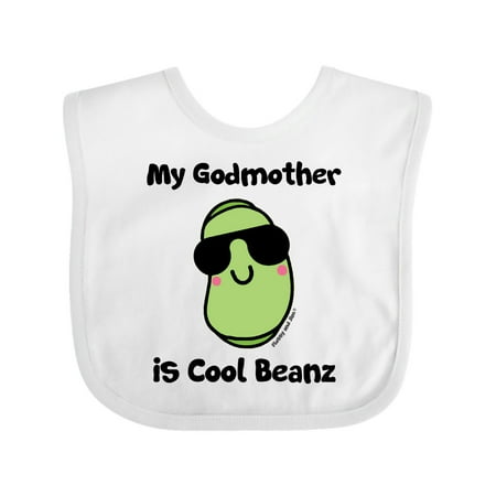 

Inktastic Cool Beans Godmother Gift Baby Boy or Baby Girl Bib
