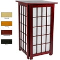 thumbnail image 3 of Oriental Furniture 27" Tall Hokkaido End Table Shoji Lamp, Table lamp, Traditional, living room, bed room, 3 of 5