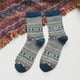 thumbnail image 5 of Calcetines de lana Yinane 5 pares grueso cálido tejido acogedor tamaño libre para hombre, 5 of 8